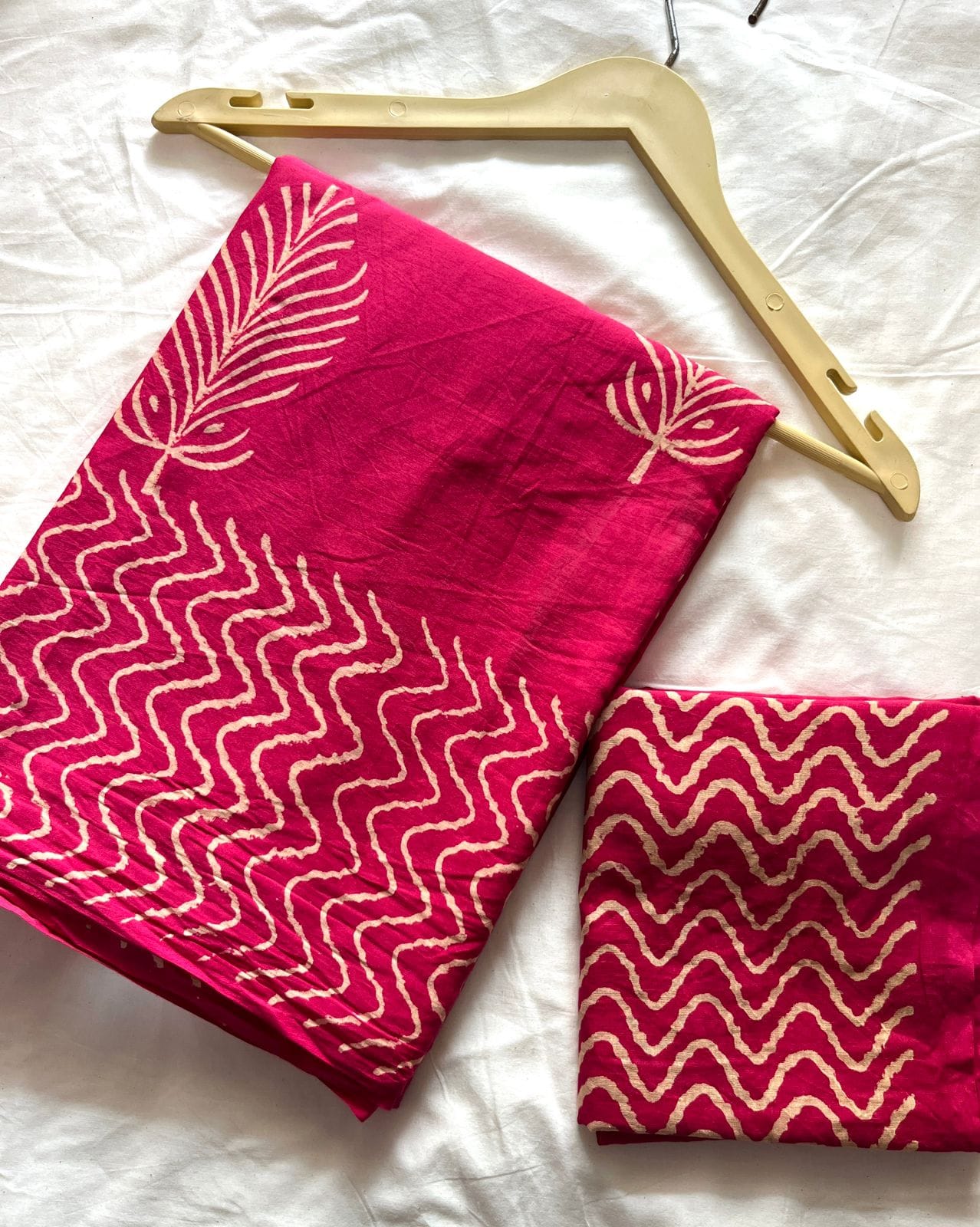 Handblock mulcotton sarees