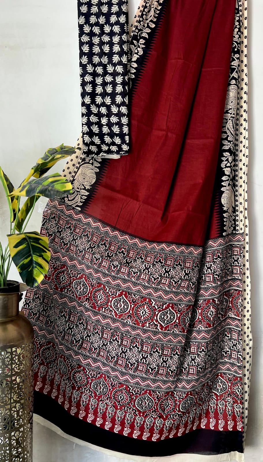 Handblock mulcotton sarees